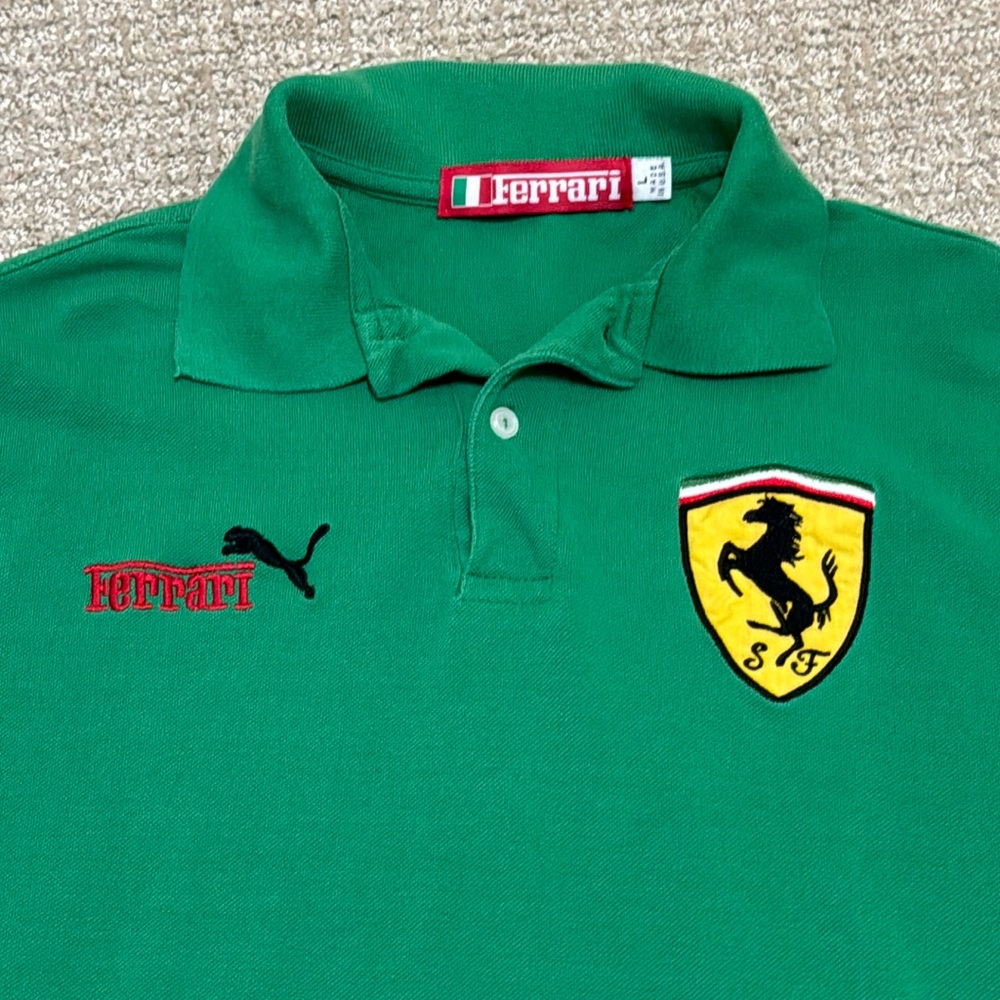 Ferrari polo style shirt, size L